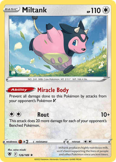 Miltank, Astral Radiance 126