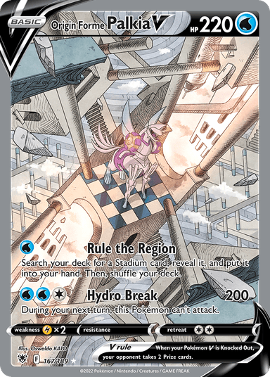 Origin Forme Palkia V, Astral Radiance 167