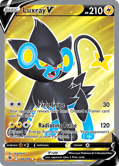 Luxray V, Astral Radiance 168