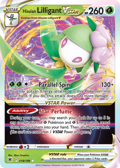 Hisuian Lilligant VSTAR, Astral Radiance 18
