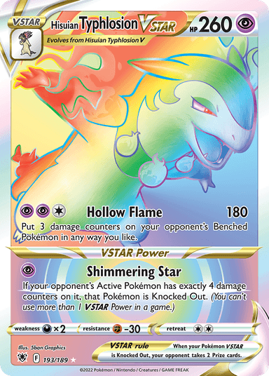 Hisuian Typhlosion VSTAR, Astral Radiance 193