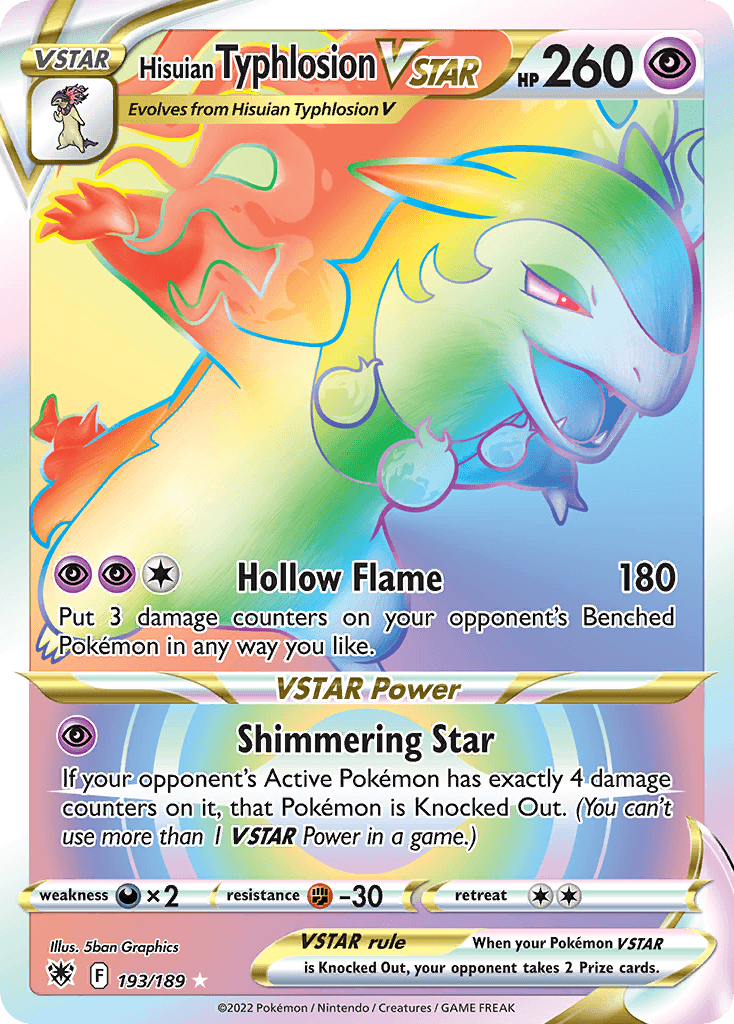 Hisuian Typhlosion VSTAR, Astral Radiance 193