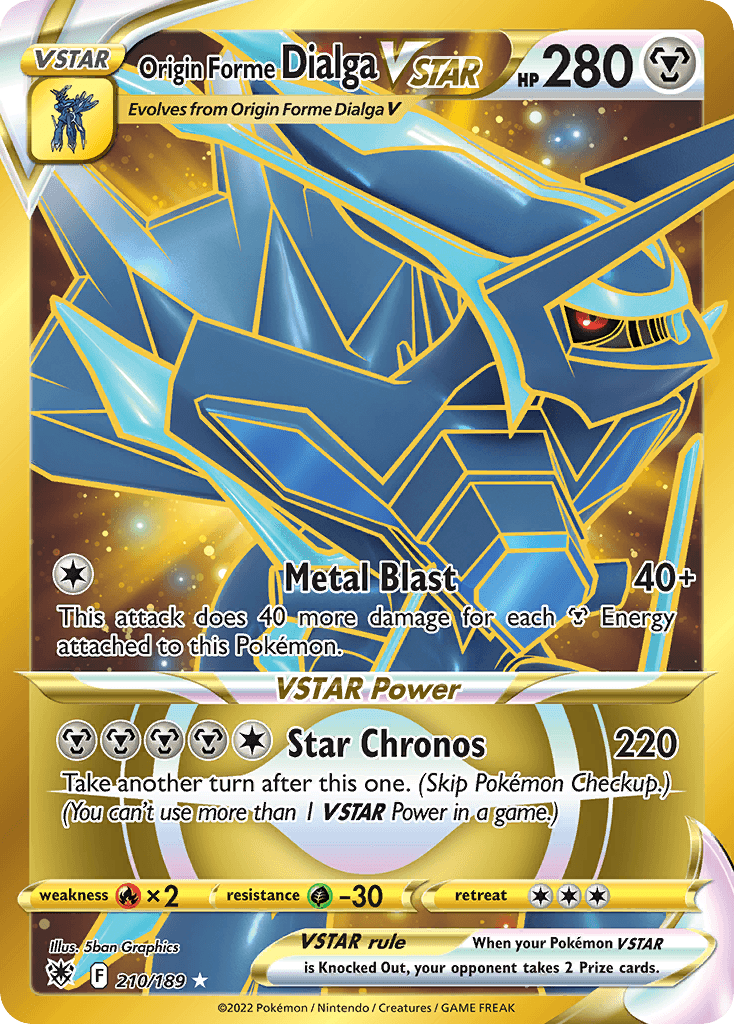 Origin Forme Dialga VSTAR, Astral Radiance 210