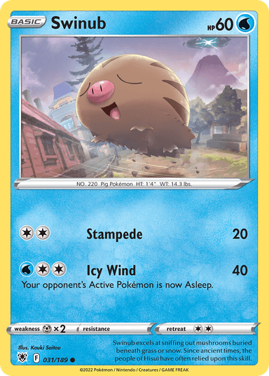 Swinub, Astral Radiance 31