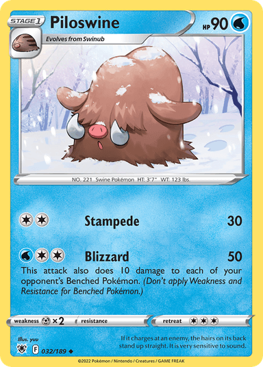 Piloswine, Astral Radiance 32