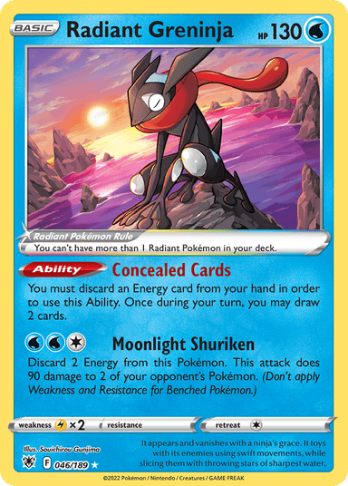 Radiant Greninja, Astral Radiance 46