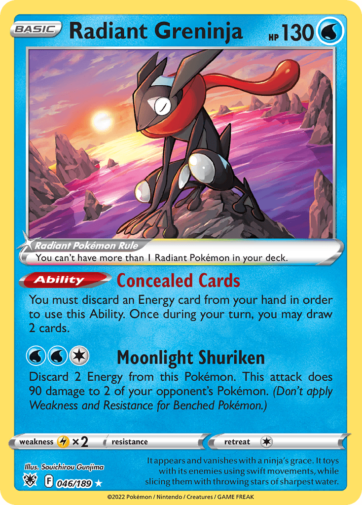 Radiant Greninja, Astral Radiance 46