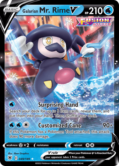 Galarian Mr. Rime V, Astral Radiance 49