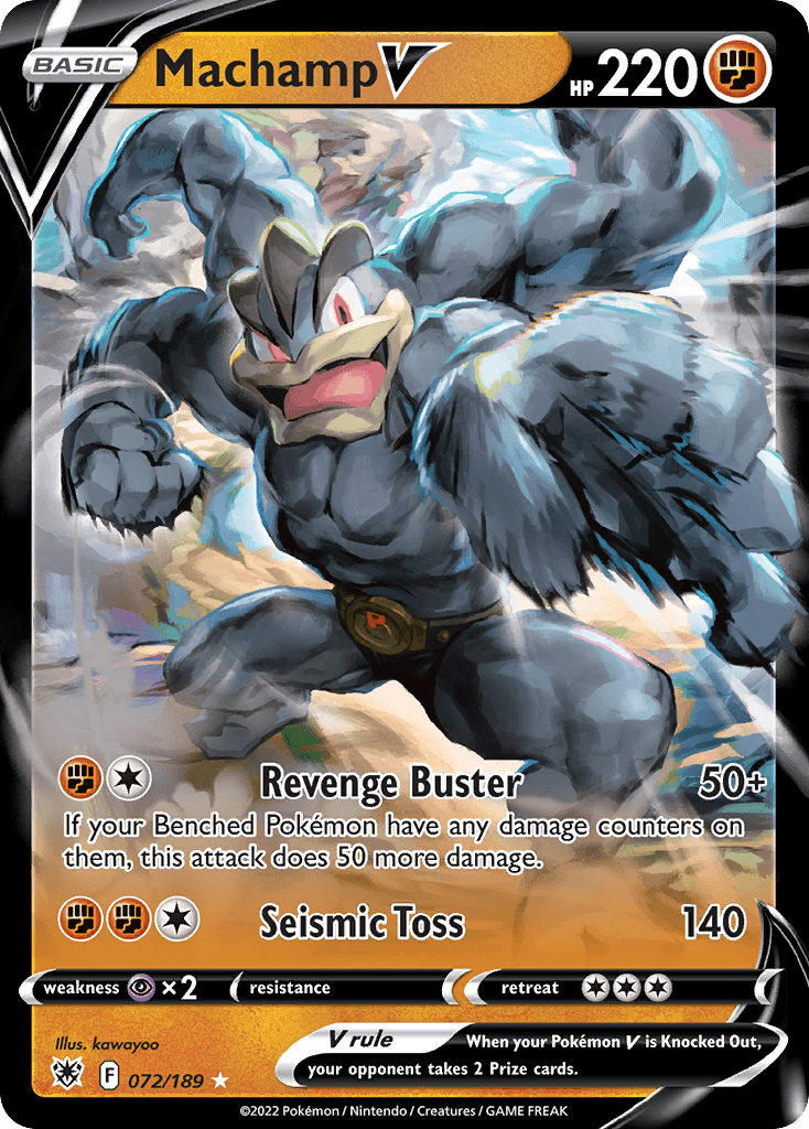 Machamp V, Astral Radiance 72