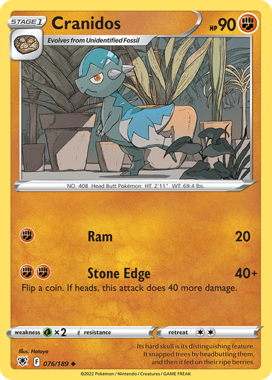Cranidos, Astral Radiance 76