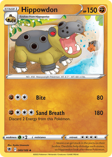 Hippowdon, Astral Radiance 80