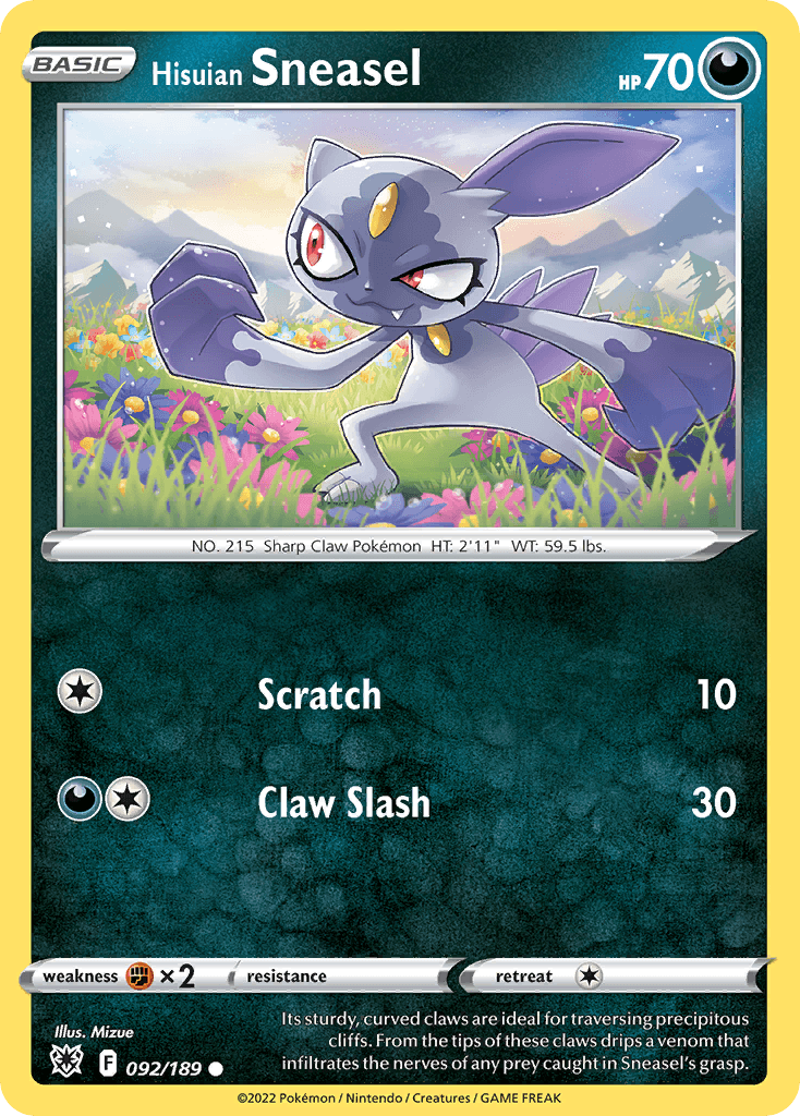 Hisuian Sneasel, Astral Radiance 92