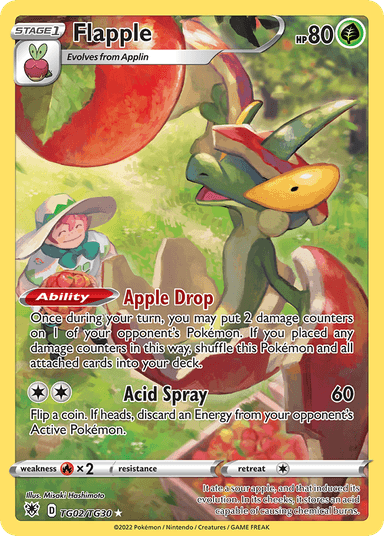 Flapple, Astral Radiance Trainer Gallery TG02