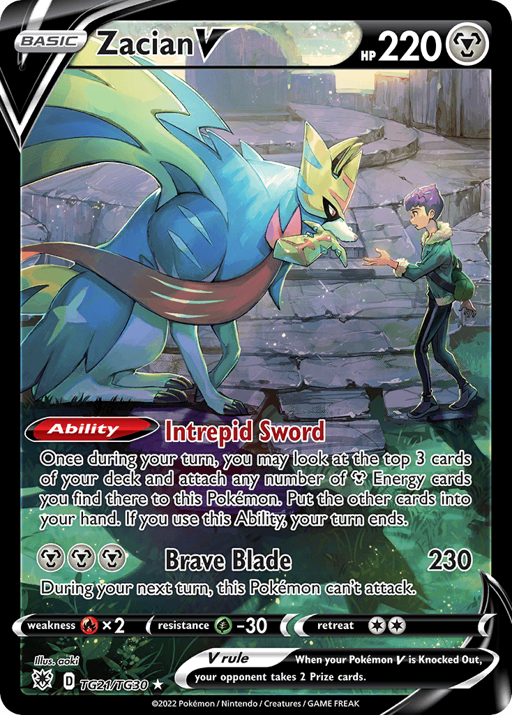 Zacian V, Astral Radiance Trainer Gallery TG21