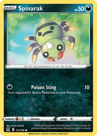 Spinarak, Lost Origin 112