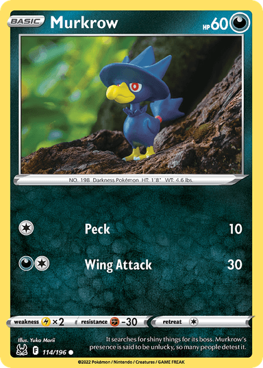 Murkrow, Lost Origin 114