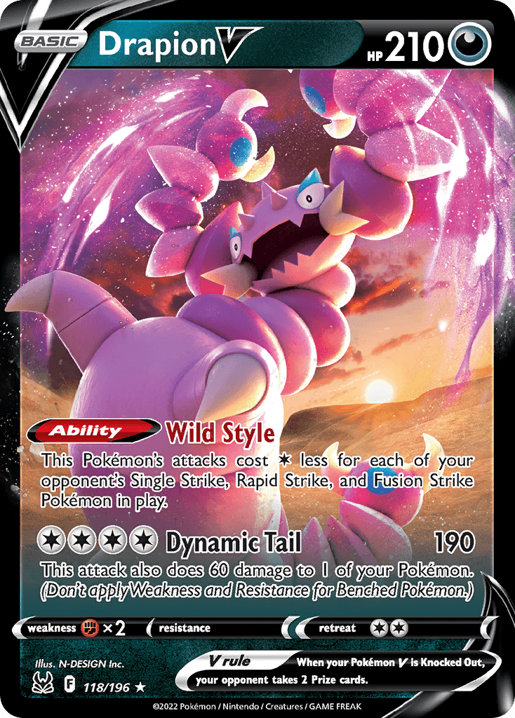 Drapion V, Lost Origin 118