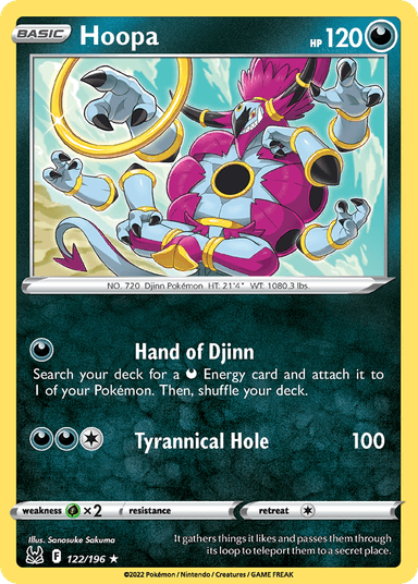 Hoopa, Lost Origin 122