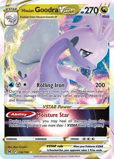 Hisuian Goodra VSTAR, Lost Origin 136