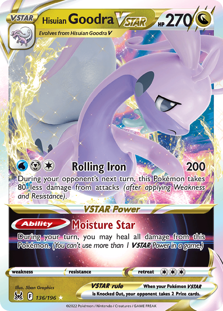 Hisuian Goodra VSTAR, Lost Origin 136
