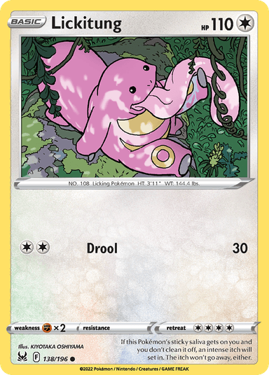 Lickitung, Lost Origin 138