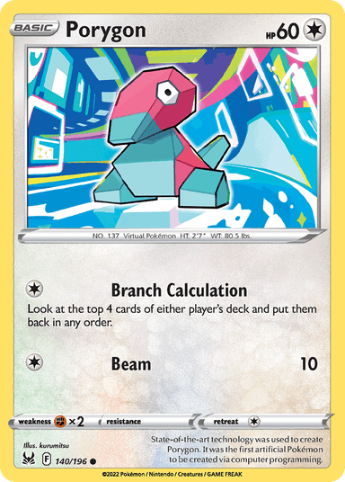 Porygon, Lost Origin 140