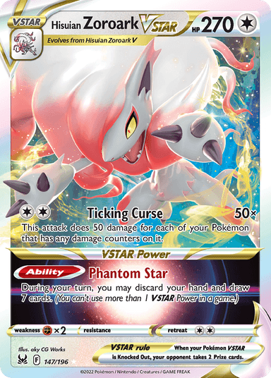 Hisuian Zoroark VSTAR, Lost Origin 147