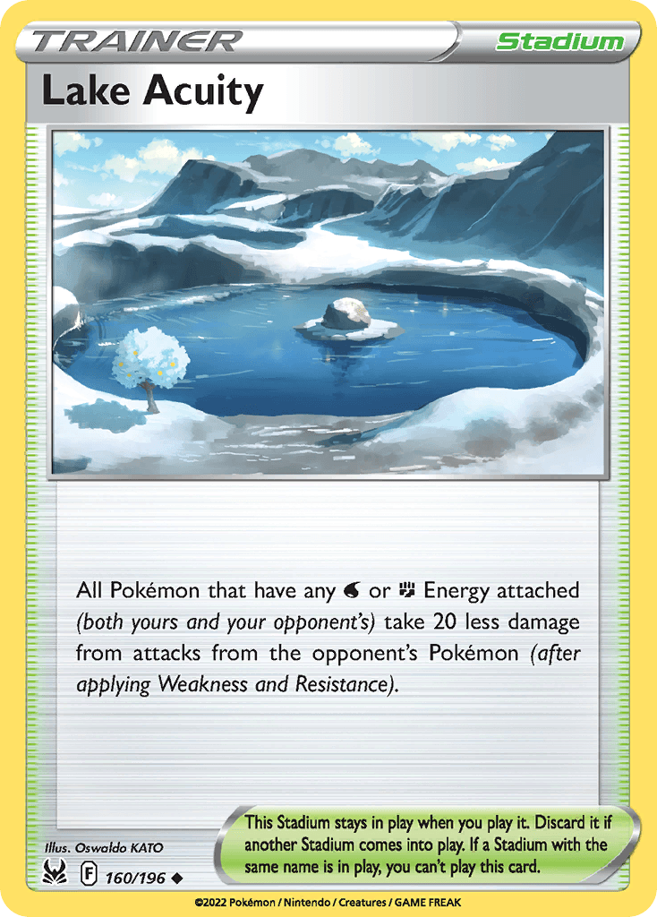 Lake Acuity, Lost Origin 160