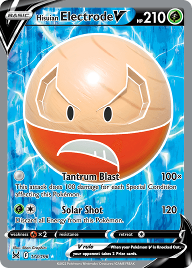 Hisuian Electrode V, Lost Origin 172