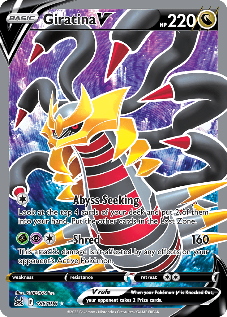 Giratina V, Lost Origin 185