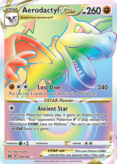 Aerodactyl VSTAR, Lost Origin 199