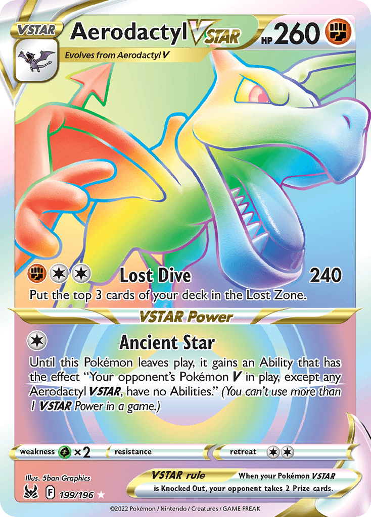 Aerodactyl VSTAR, Lost Origin 199