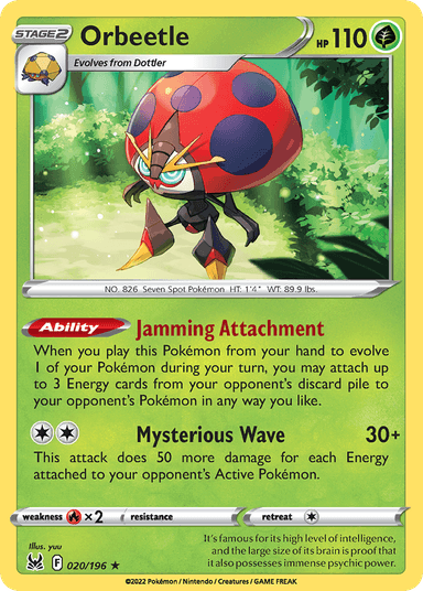 Orbeetle, Lost Origin 20