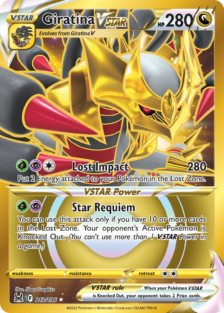 Giratina VSTAR, Lost Origin 212