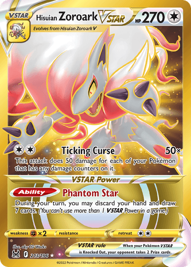 Hisuian Zoroark VSTAR, Lost Origin 213