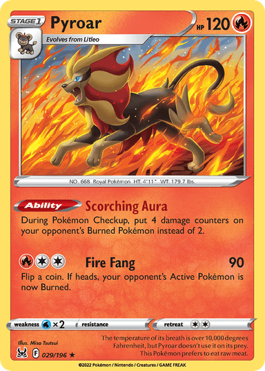 Pyroar, Lost Origin 29