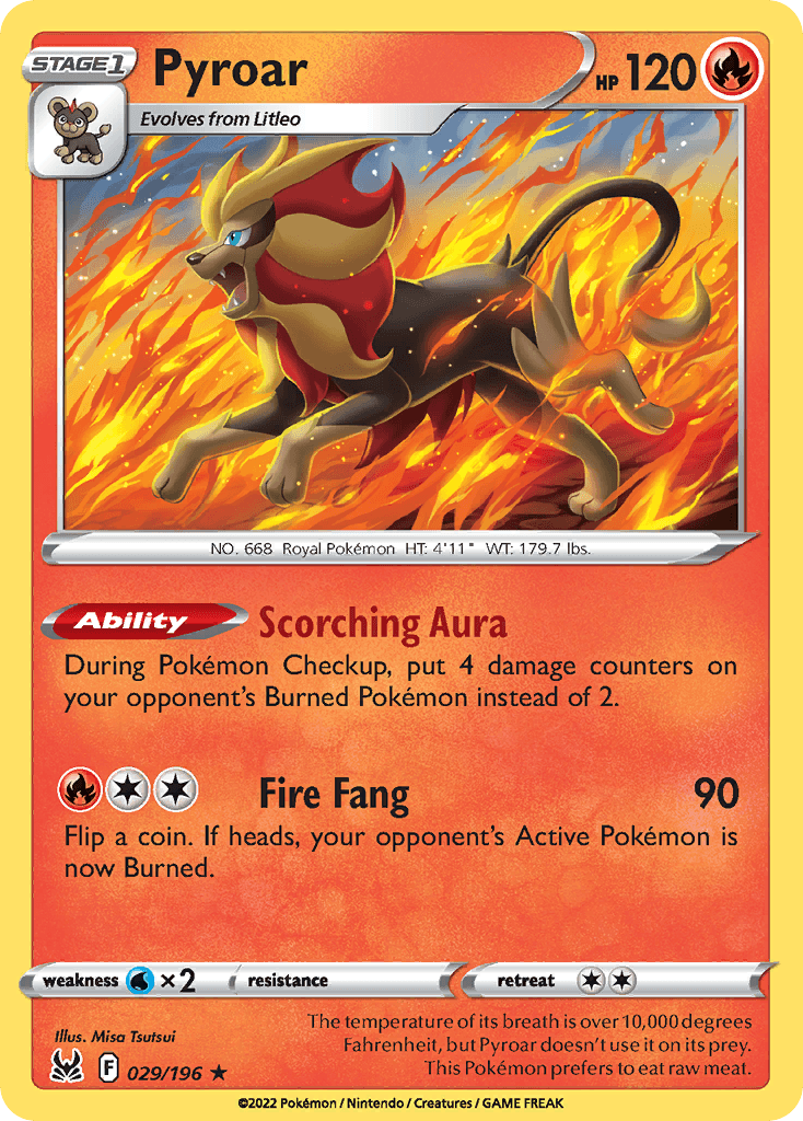 Pyroar, Lost Origin 29