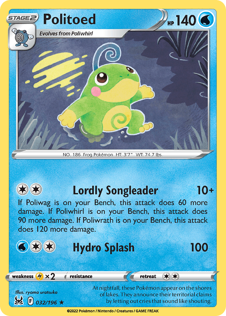 Politoed, Lost Origin 32