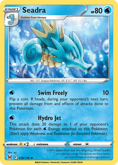Seadra, Lost Origin 36