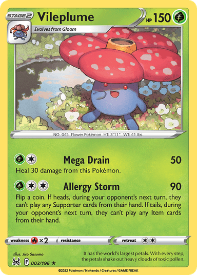 Vileplume, Lost Origin 3