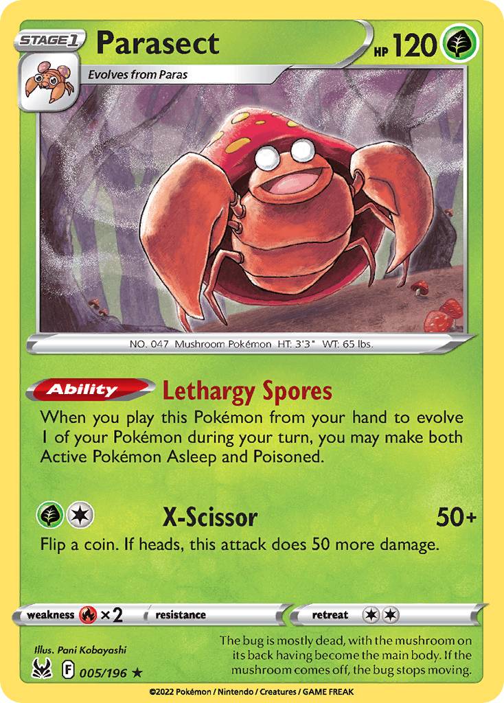 Parasect, Lost Origin 5