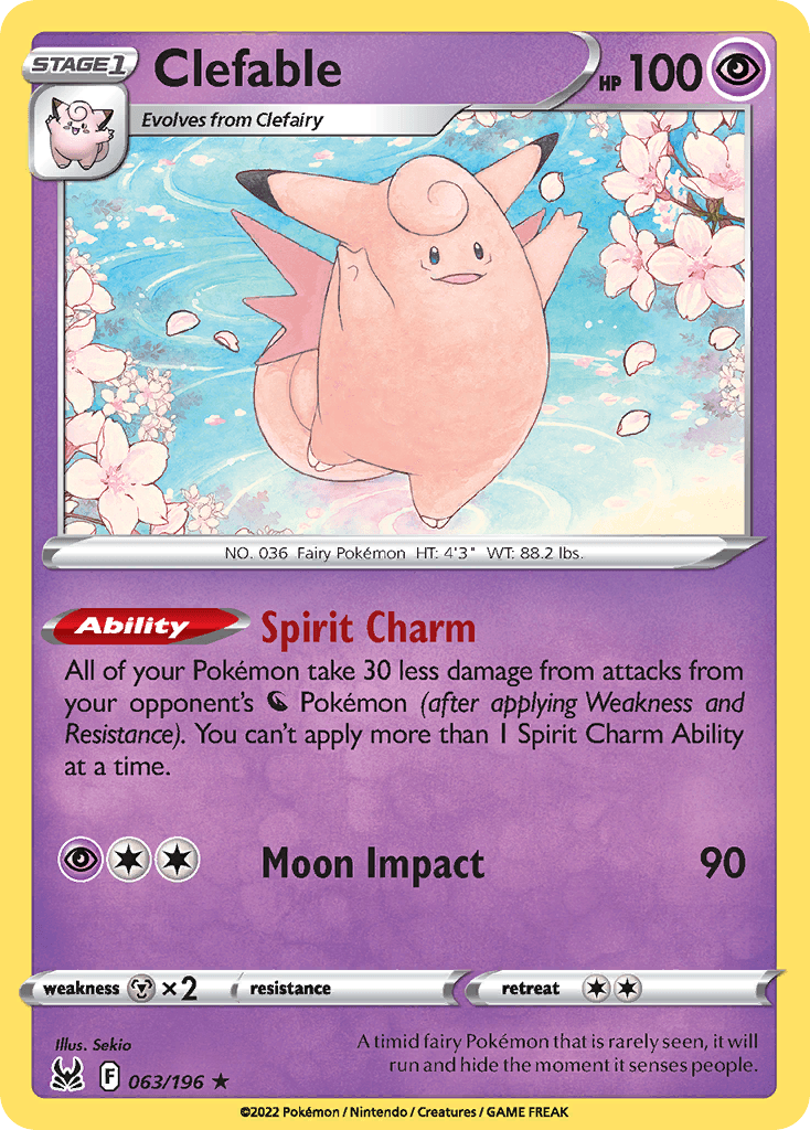 Clefable, Lost Origin 63