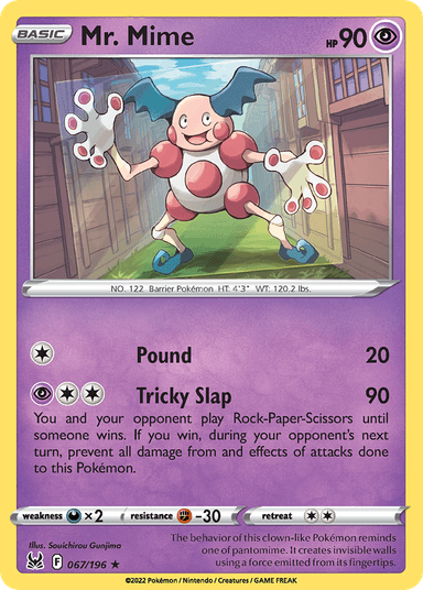 Mr. Mime, Lost Origin 67