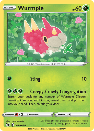 Wurmple, Lost Origin 6