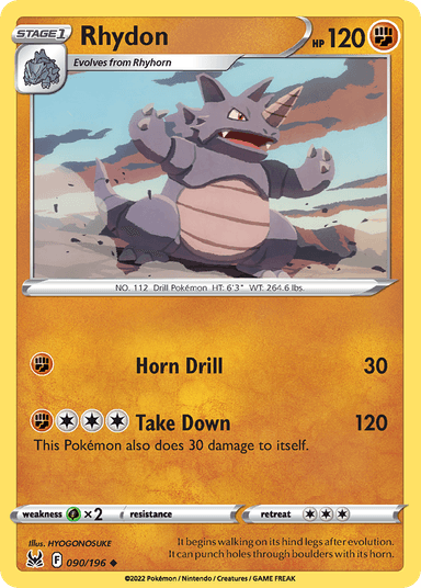 Rhydon, Lost Origin 90
