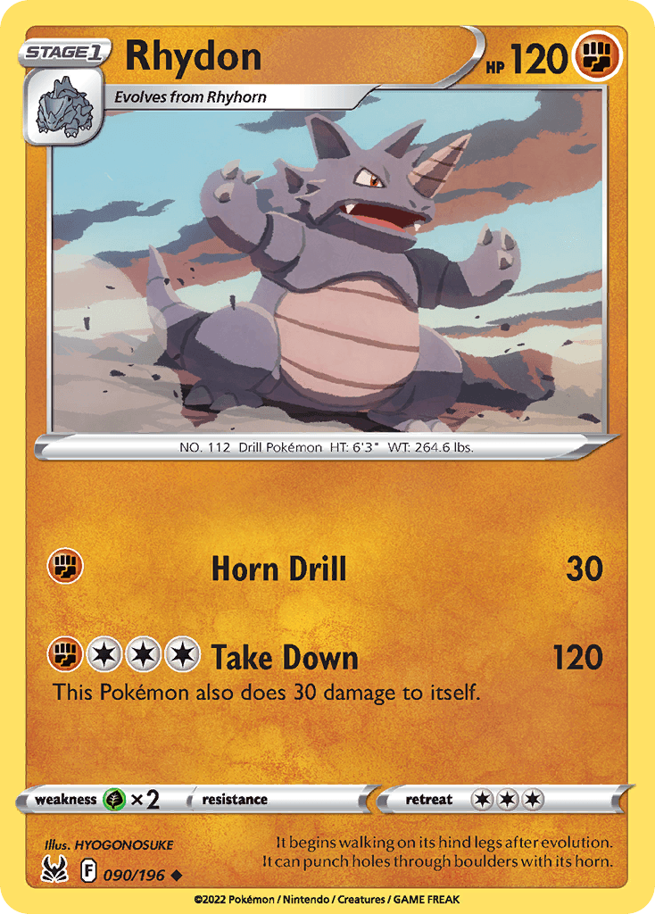 Rhydon, Lost Origin 90