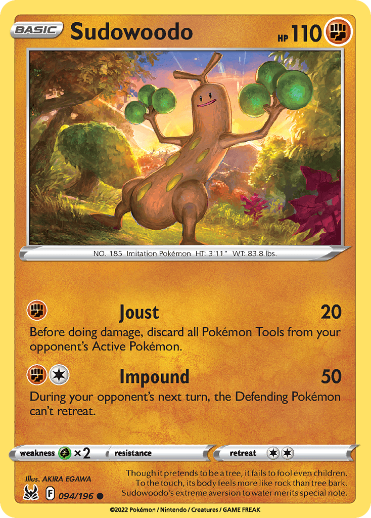 Sudowoodo, Lost Origin 94