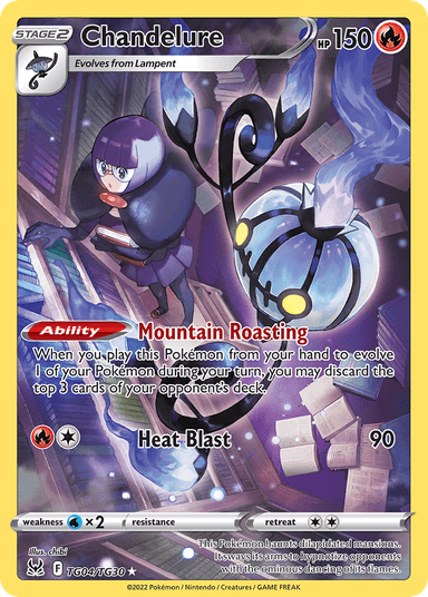 Chandelure, Lost Origin Trainer Gallery TG04