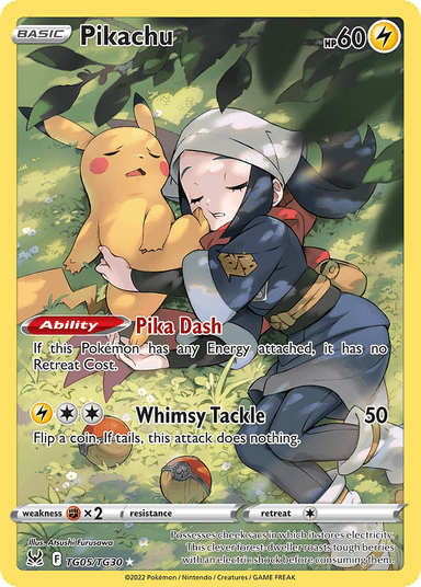 Pikachu, Lost Origin Trainer Gallery TG05