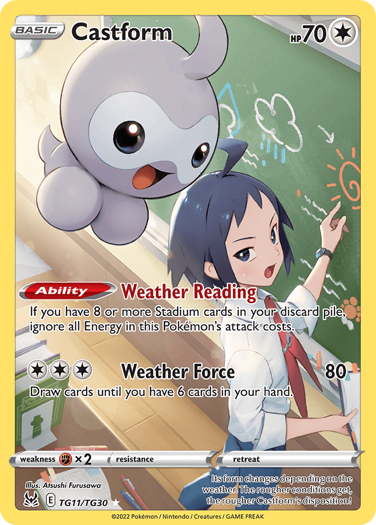 Castform, Lost Origin Trainer Gallery TG11